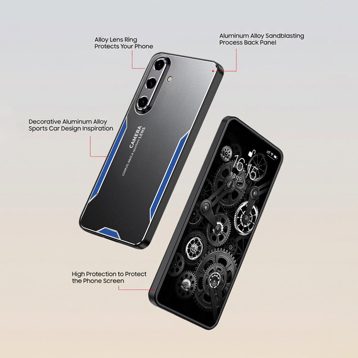 Samsung Galaxy A56 5G Luxury Aluminium Metal Frame Protective Case