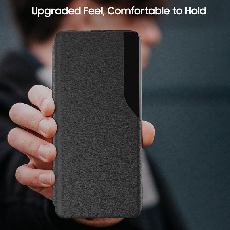 Vivo Y200 5G Luxury Half Window Leather Flip Case