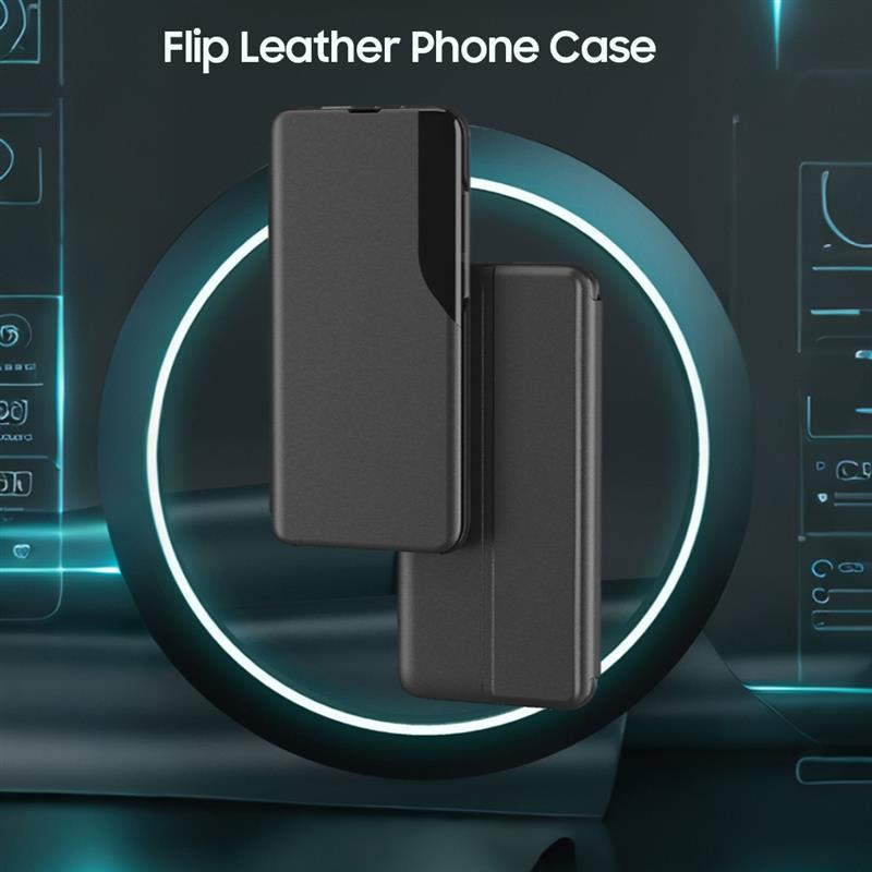 Vivo T2 Pro 5G Luxury Half Window Leather Flip Case