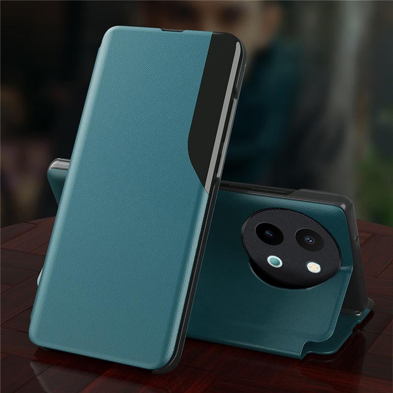 Vivo Y58 5G Luxury Half Window Leather Flip Case