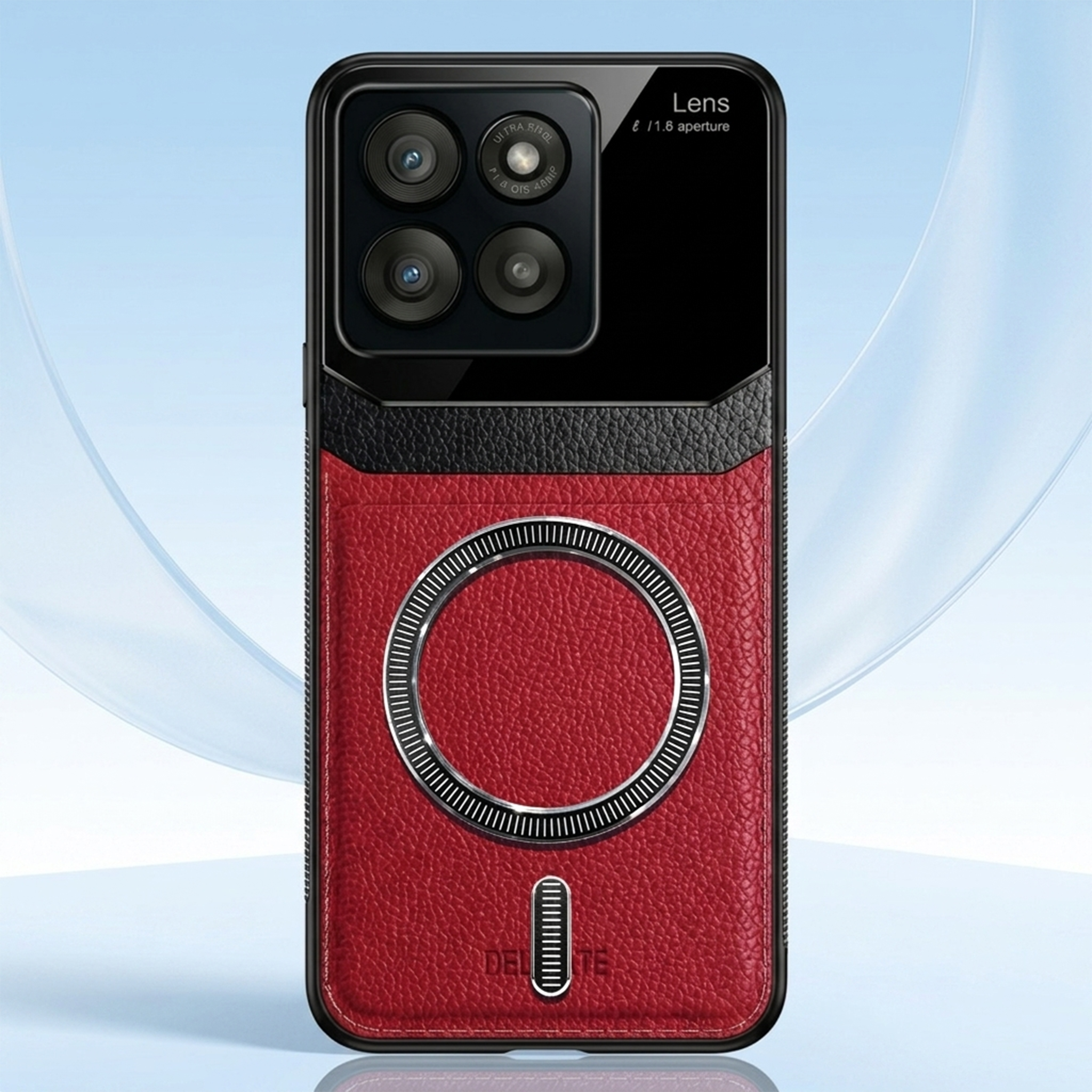Motorola Edge 60 Pro 5G Premium Magsafe Magnetic Leather Lens Protective Case