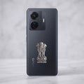 Vivo T1 Pro 5G Compatible Satyamev Jayate 3D Metal Emblem Sticker