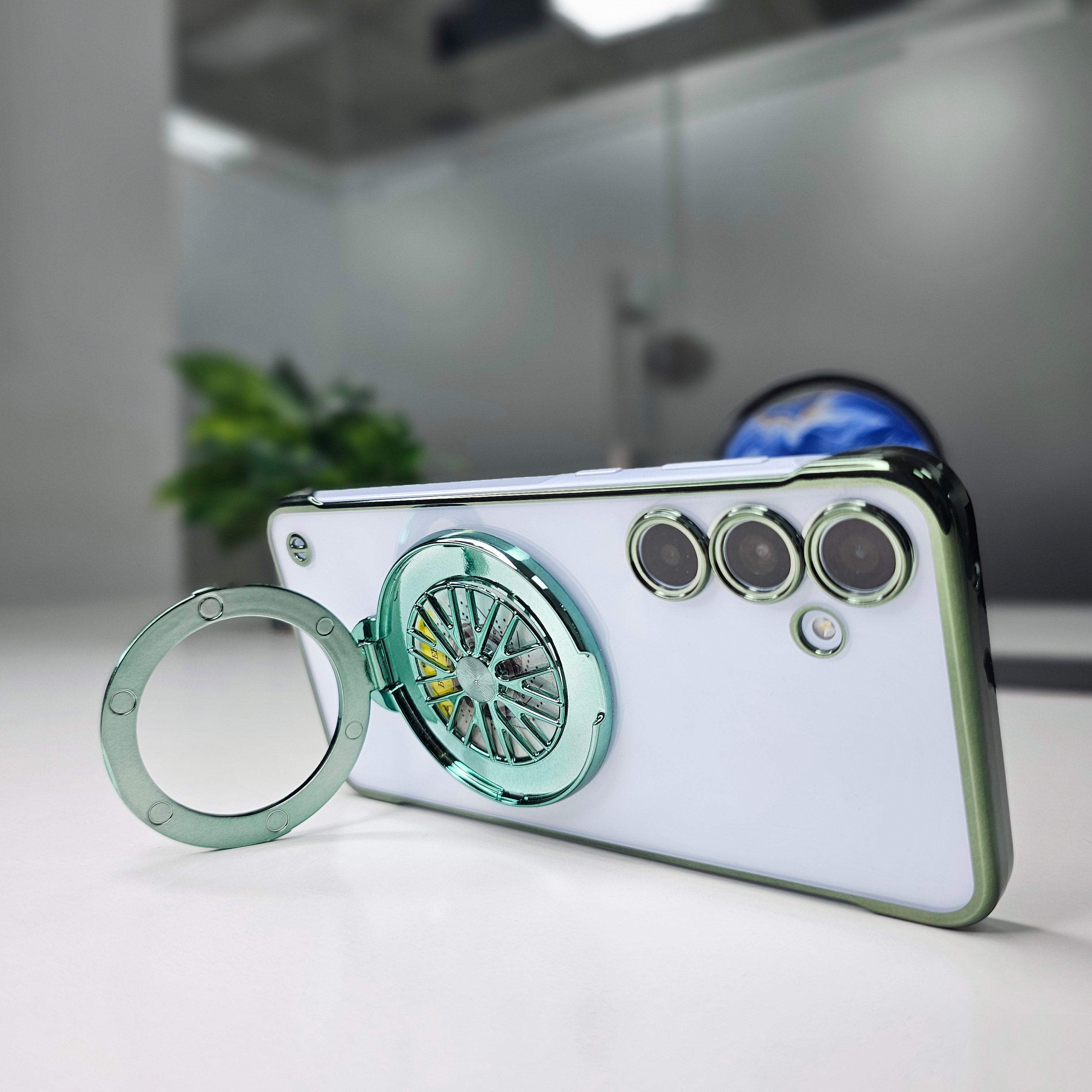 Samsung Galaxy A55 5G Porsche® Wheel Frameless Case