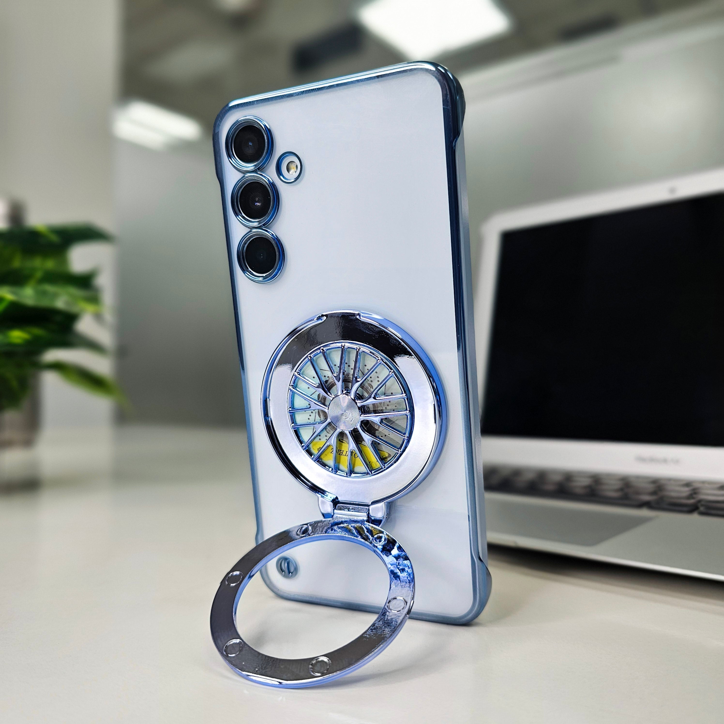 Samsung Galaxy S24+ 5G Porsche® Wheel Frameless Case