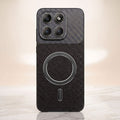 Motorola Edge 60 Pro 5G Carbon Fiber Leather Hybrid MagSafe Magnetic Case