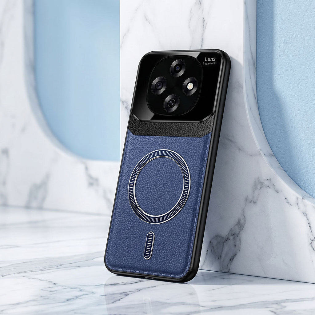 Oppo F31 Pro 5G Premium Magsafe Magnetic Leather Lens Protective Case