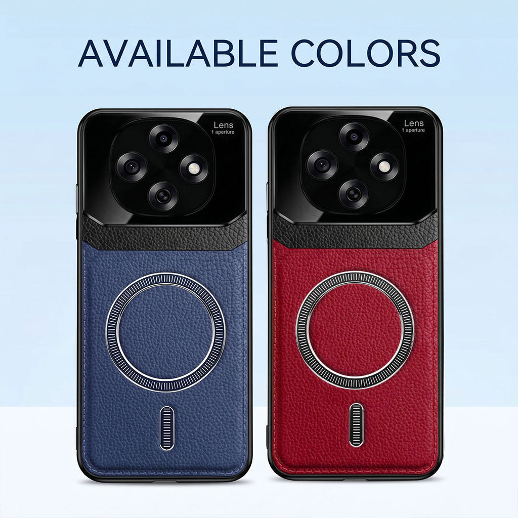 Oppo F31 Pro 5G Premium Magsafe Magnetic Leather Lens Protective Case
