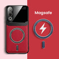 Oppo K12x 5G Premium Magsafe Magnetic Leather Lens Protective Case