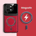 Vivo Y58 5G Premium Magsafe Magnetic Leather Lens Protective Case