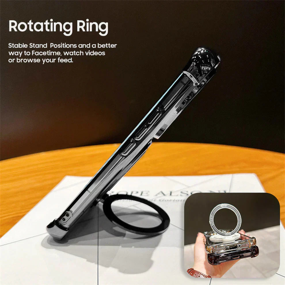 Samsung Galaxy A14 5G Premium Stress Buster Wheel Rotating Shockproof Airbags Case