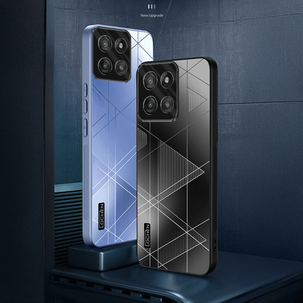 Motorola Edge 60 5G Fusion Triangle Pattern Matte Back Shockproof Case