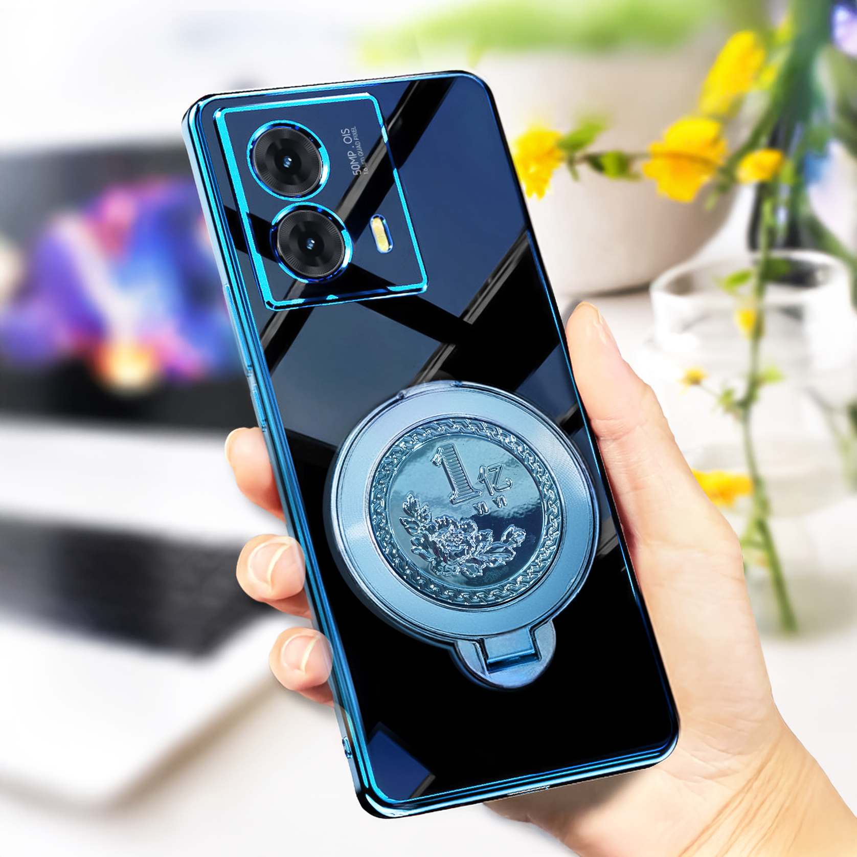 Motorola Edge 50 Fusion 5G Electroplating Billion Wheel Case