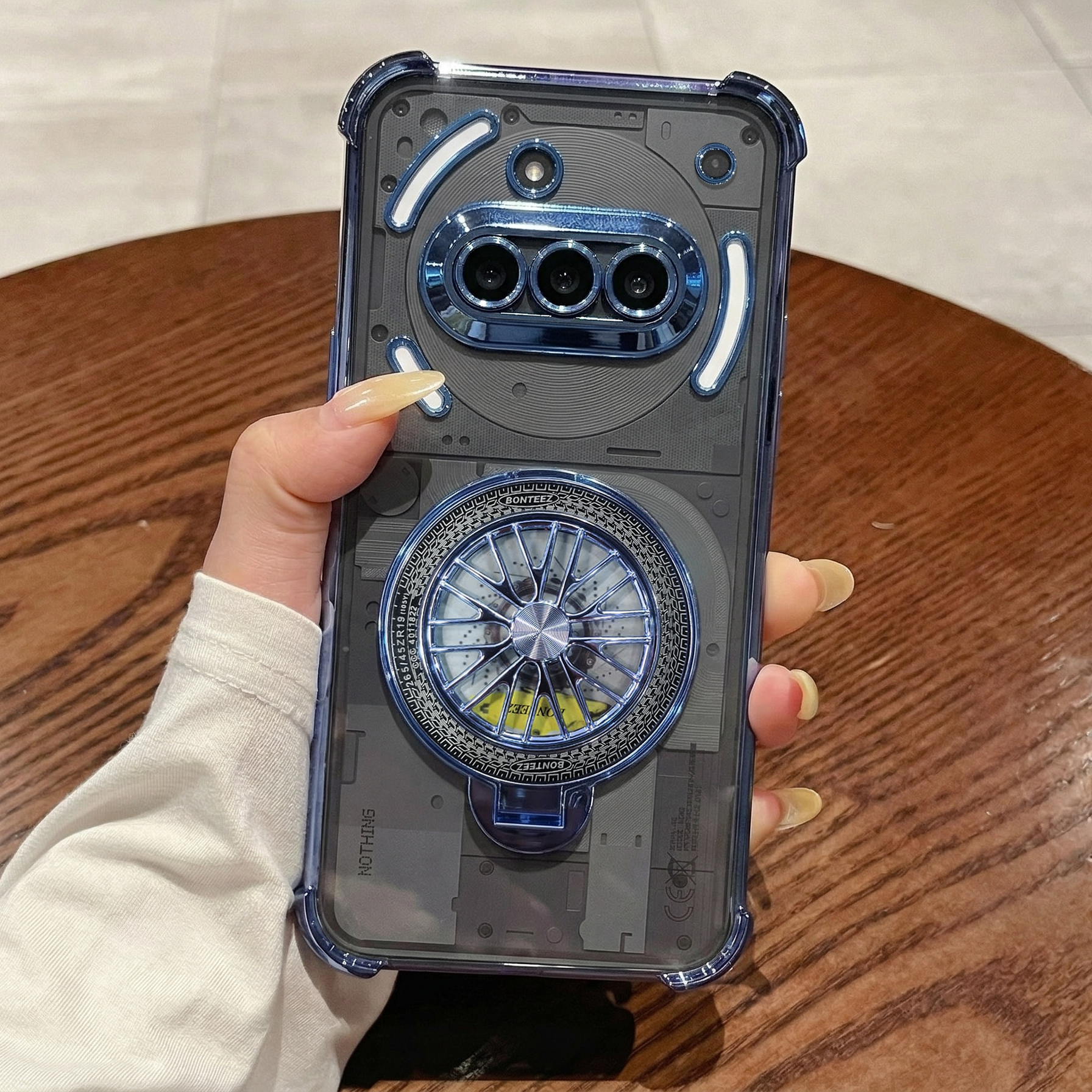 Nothing Phone 3a 5G Premium Stress Buster Wheel Rotating Shockproof Airbags Case