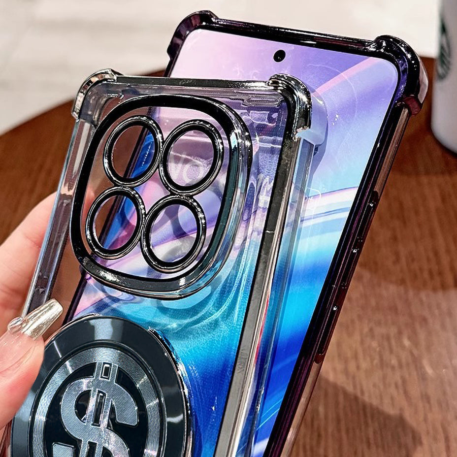 Oppo F29 5G Four Corner Airbags 100% Original Astro Money Magnet Rotating Dollar Case