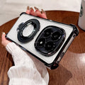 OPPO F29 PRO 5G Original Luxury Magnifier Ring Stand Shockproof Airbags Corner Case