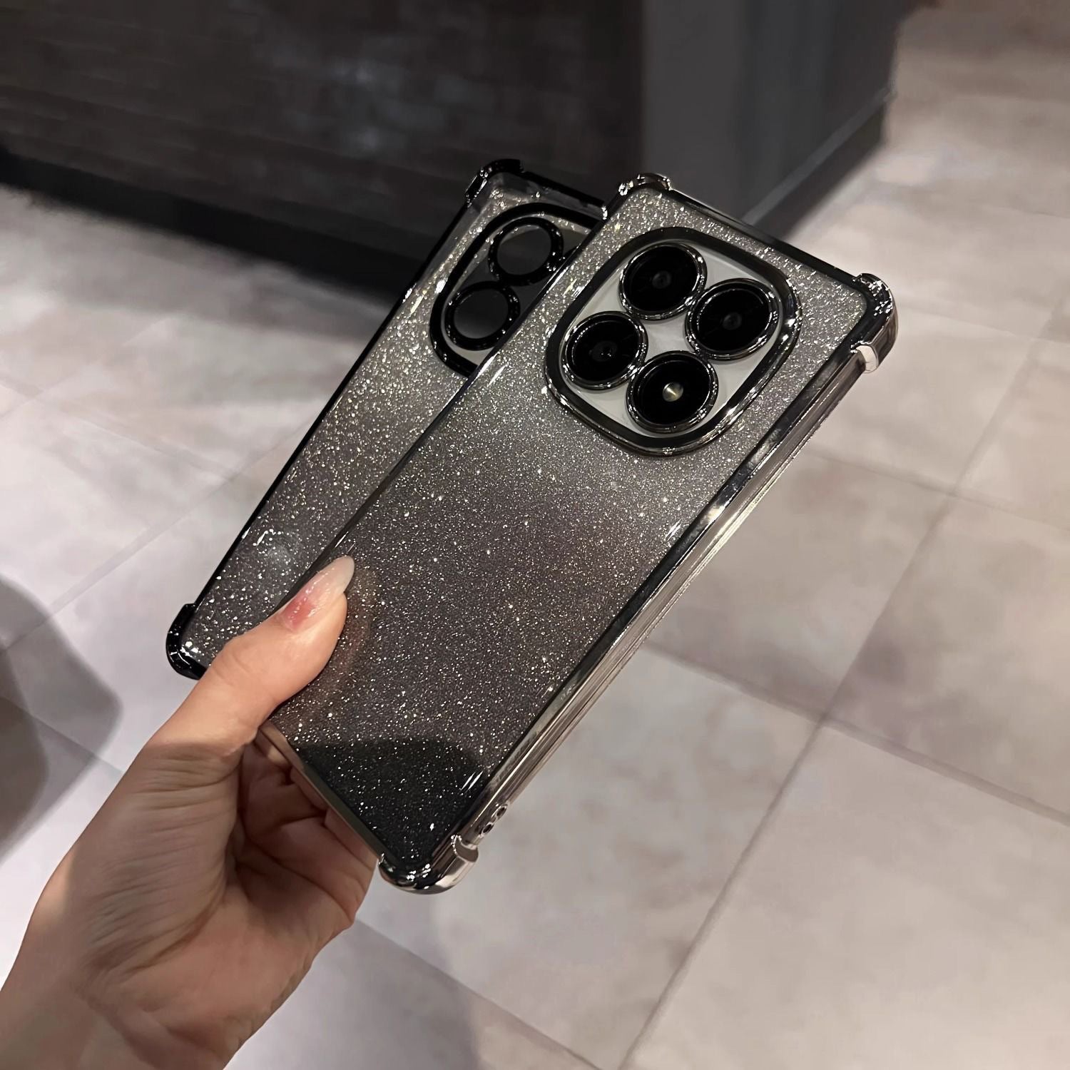 Oppo F29 Pro 5G Luxury Shimmer Shockproof Airbag Case