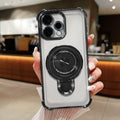 Oppo Reno 15 5G Luxury Four Corner Invincible Bracket Ring Stand Case