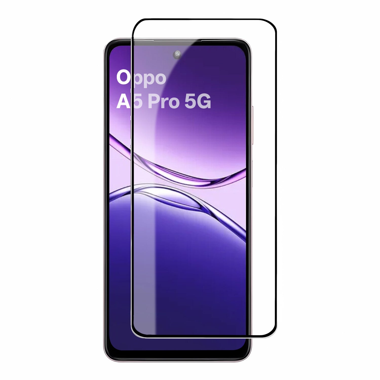 Oppo A5 Pro 5G Premium Electroplated Frame Gold Thread Pattern Soft Case