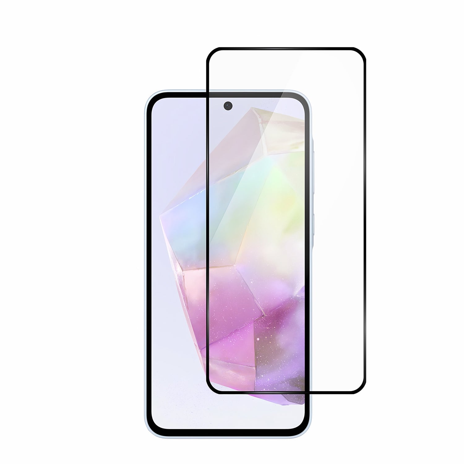 Samsung Galaxy A34 5G Premium Leather AutoFocus Ring Case