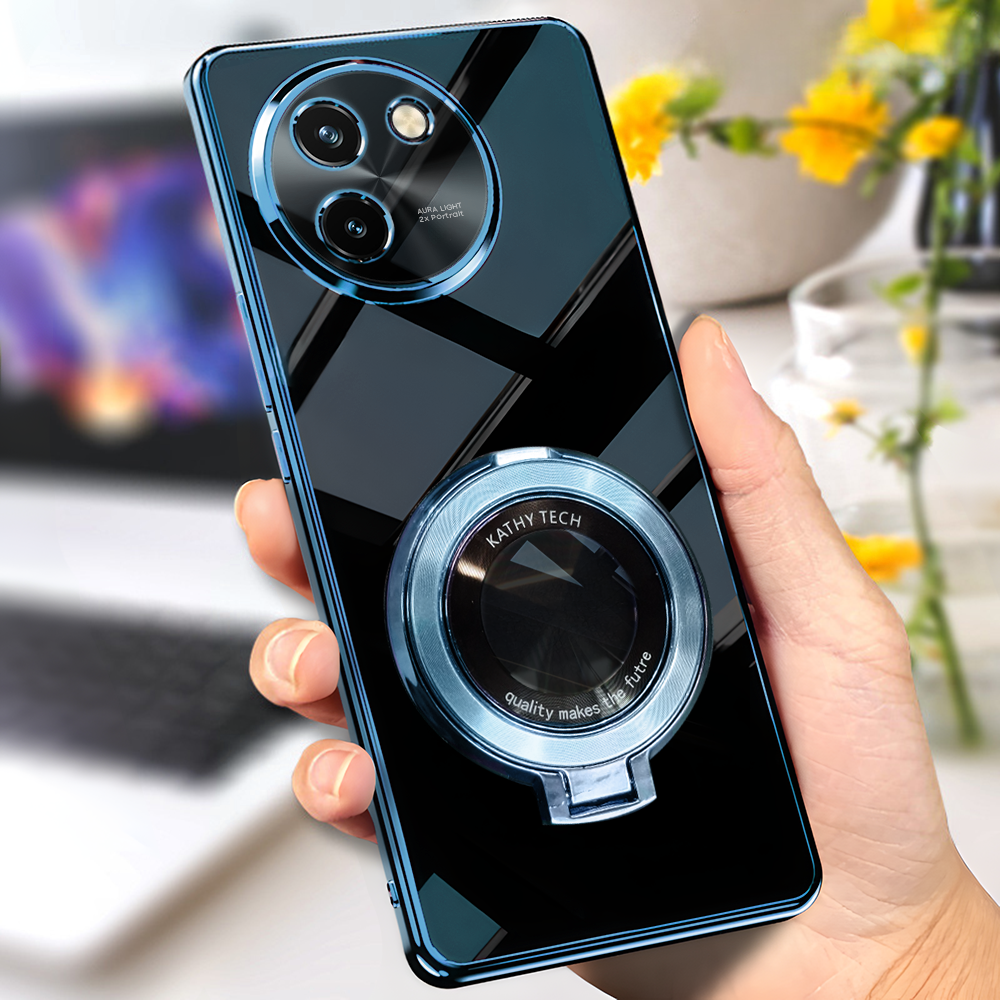 Vivo T3x 5G Magnifier Electroplating Case