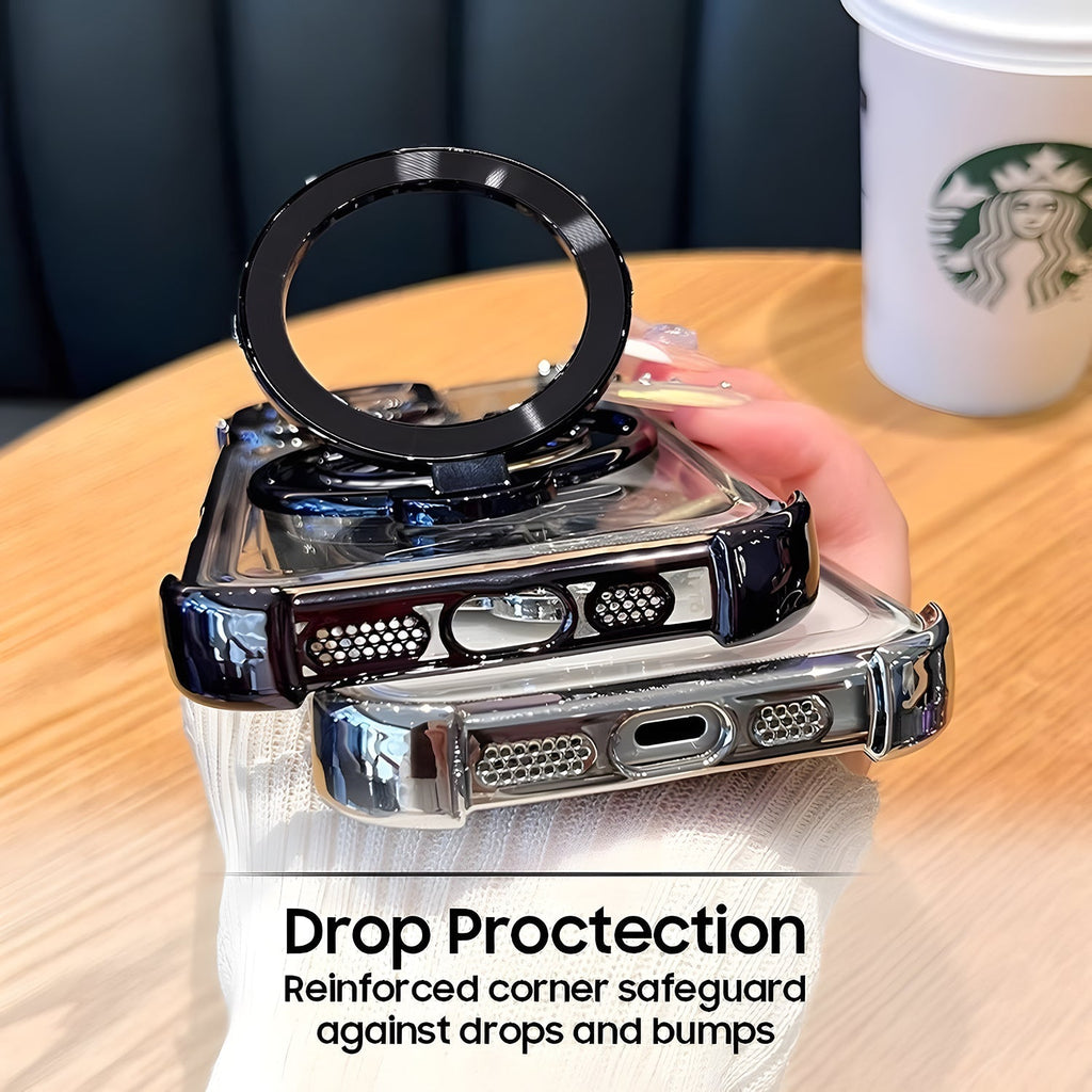 Vivo V60e 5G Premium Stress Buster Wheel Rotating Shockproof Airbags Case