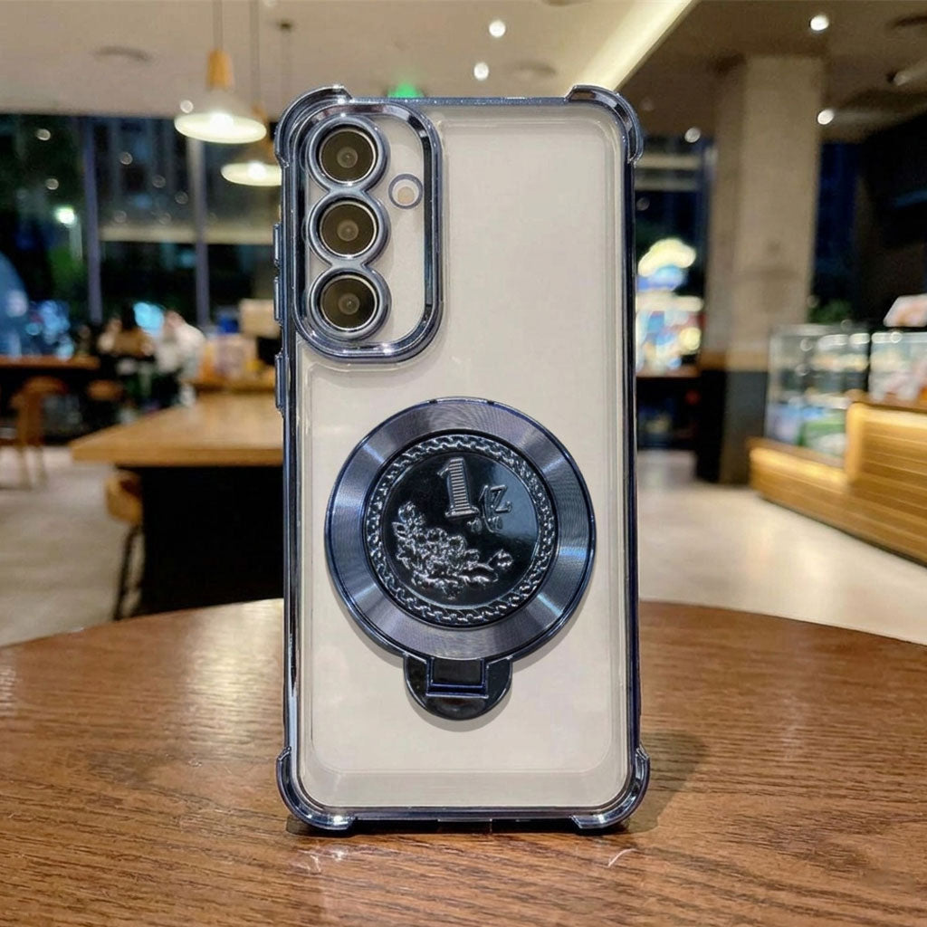 Samsung Galaxy M56 5G Premium Billion Wheel Rotating Shockproof Airbags Case