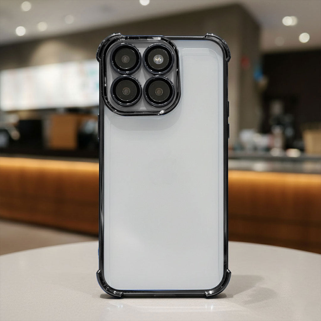 Motorola Edge 60 Pro 5G Phone case with camera module on a blurred indoor background