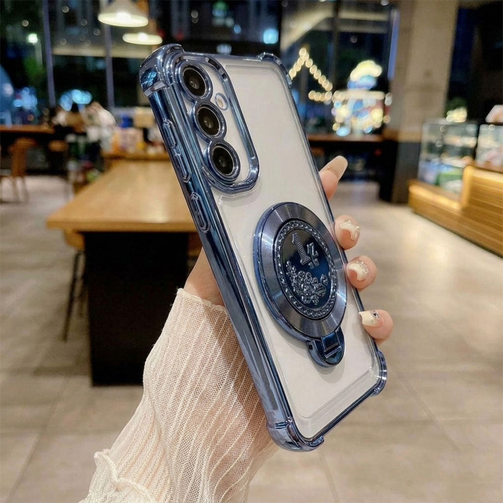 Samsung Galaxy M56 5G Premium Billion Wheel Rotating Shockproof Airbags Case