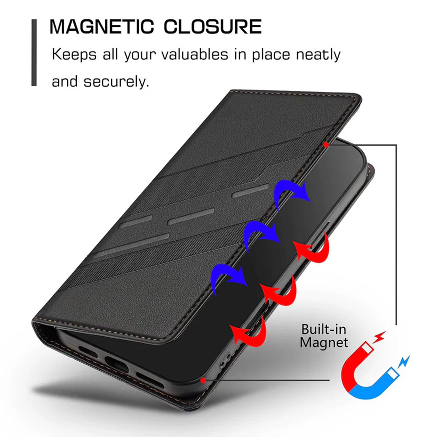 Redmi Note 14 Pro+ 5G Retro PU Leather Magnetic Wallet Flip Case with Charm Strap